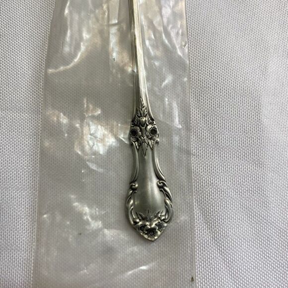 WILD ROSE International Sterling Silver Iced Tea Spoon 7” New - Picture 9 of 10